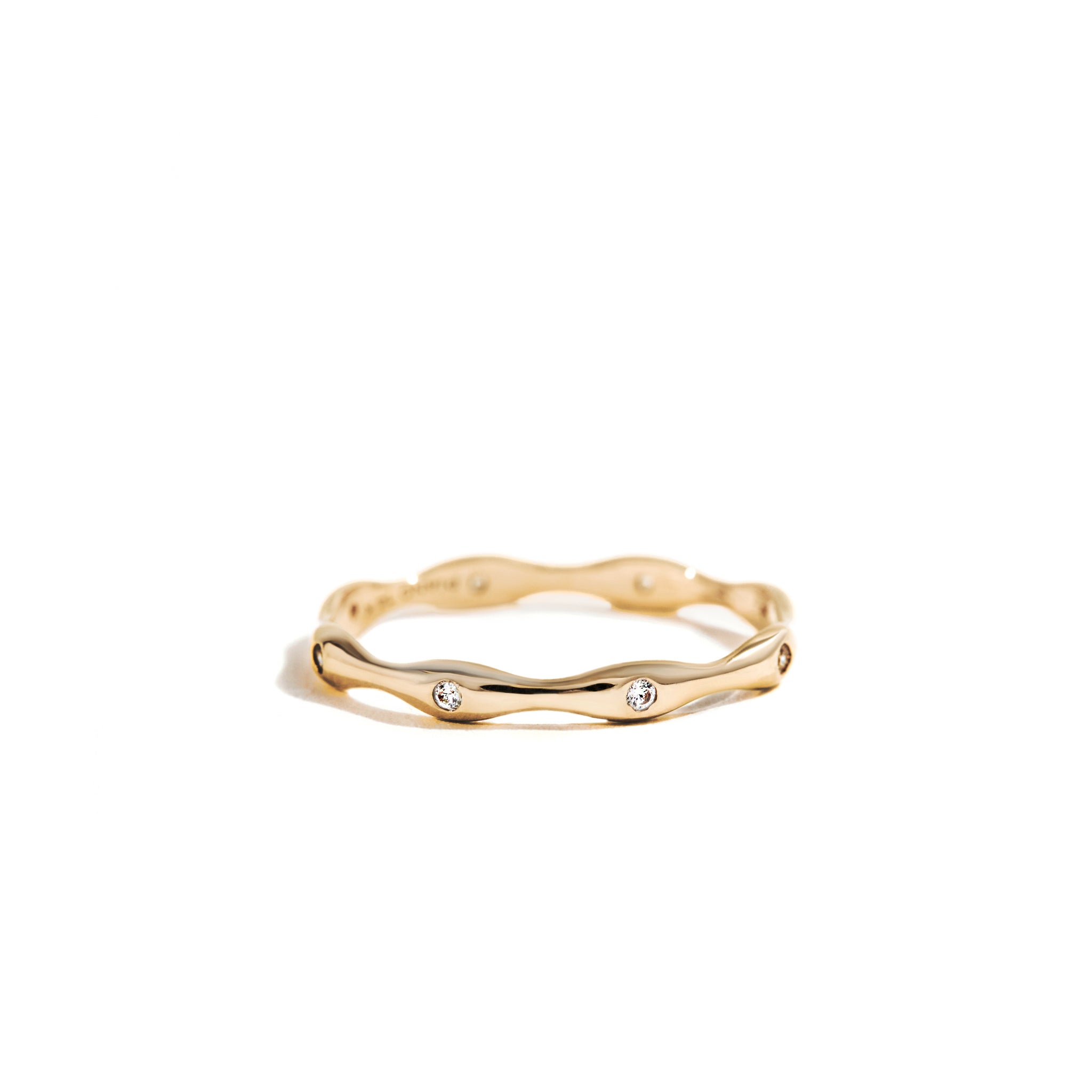 9ct Gold Dainty CZ Ring