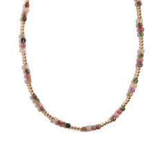Multi-Color Gemstone Necklace   Elevate Your Look with 14ct Gold Filled Multi-Color Gemstone Necklace of Natural Elegance. Explore the beauty of faceted, round beads in a mesmerising mix of colors, curated to enhance your style and sophistication. Discover the perfect blend of luxury and versatility in every piece.  Faceted Natural Mixed Gemstones 14 Carat Gold Filled  If you have any questions please contact us directly hello@seoidin.com