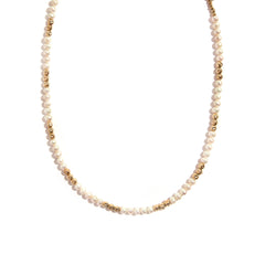 ntroducing our Pearl Essence Necklace is a timeless blend of elegance and sophistication. With a comfortable 16.45-inch length it's the perfect accessory for any occasion. Elevate your style effortlessly with this classic piece.  Material: Gold-Filled Length: 16.45" Pearl Color: White Pearl Cut: Round Style: Classic sophistication  If you have any questions please contact us directly hello@seoidin.com