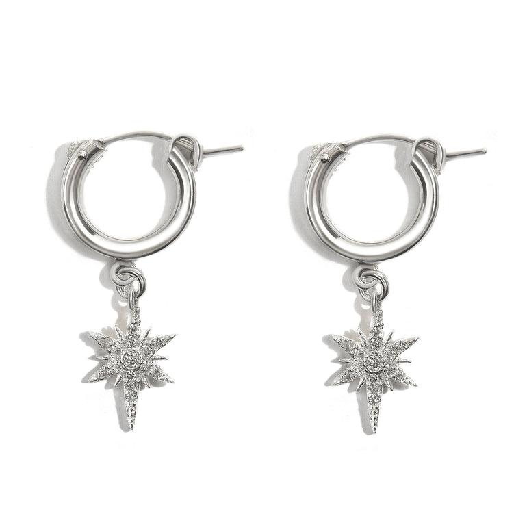 Starburst Huggie Earrings are a stylish and contemporary accessory, combining the classic huggie earring design with a vibrant, starburst motif.  If you have any questions please&nbsp;contact us directly&nbsp;hello@seoidin.com