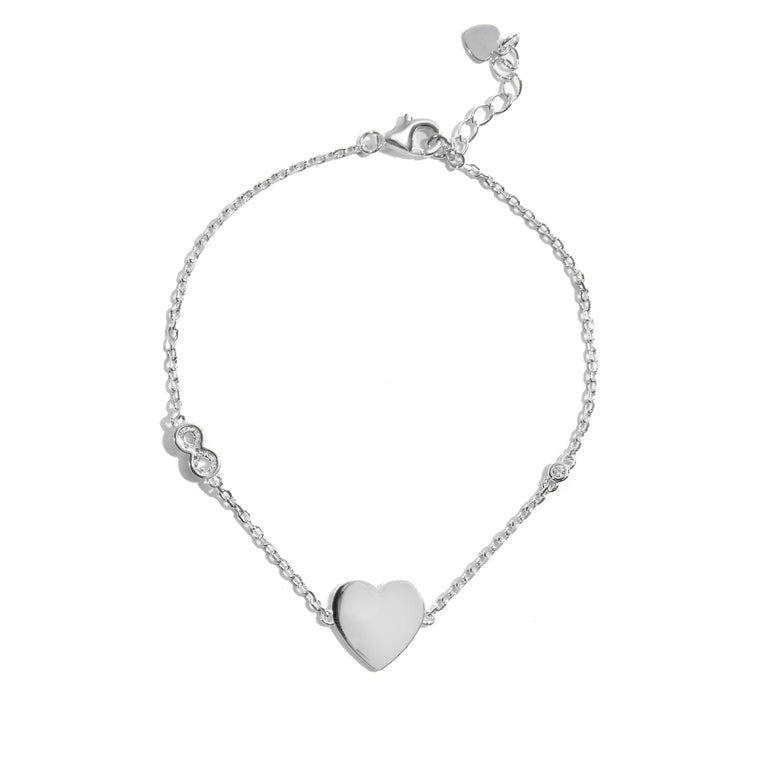 Heart Silver Bracelet