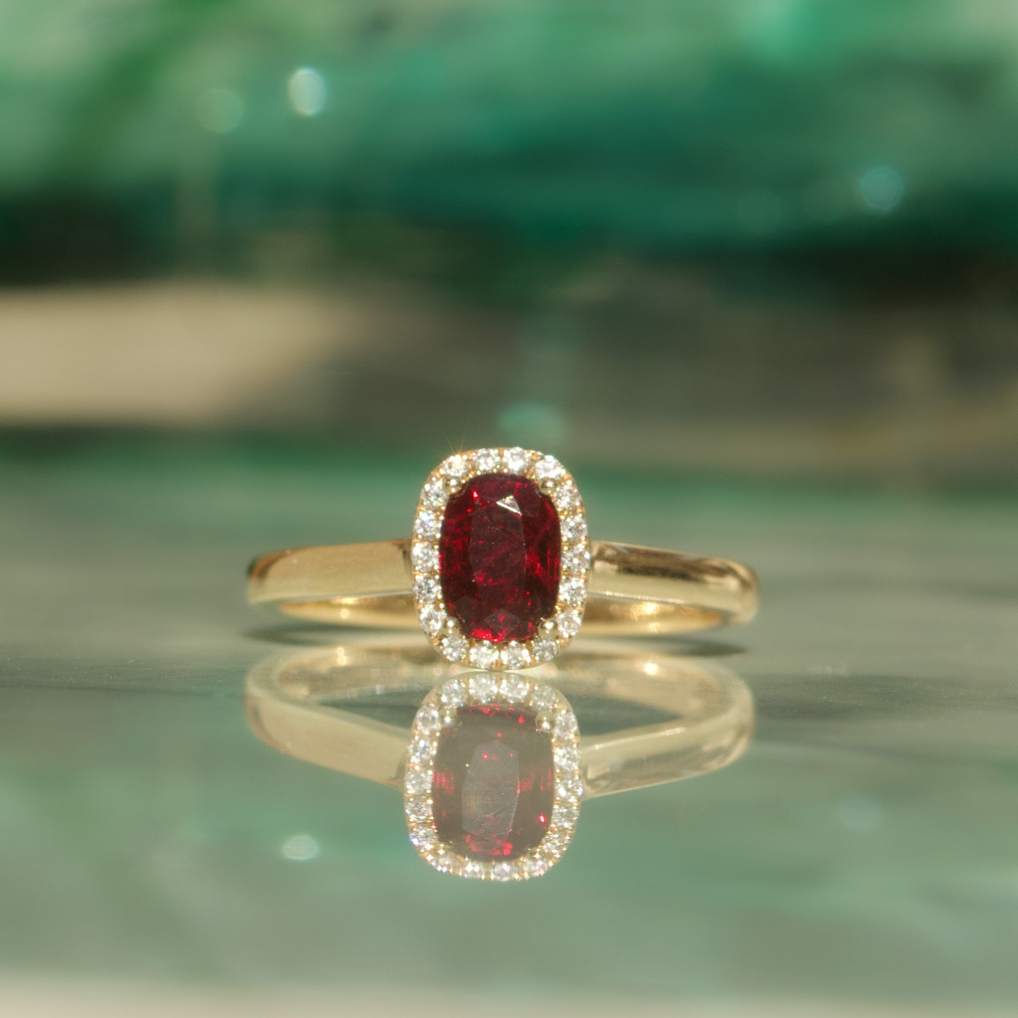 Ruby and Diamond Antique Ring 