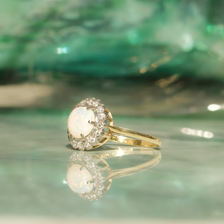 18ct Edwardian Opal Treasure Ring – Seoidín