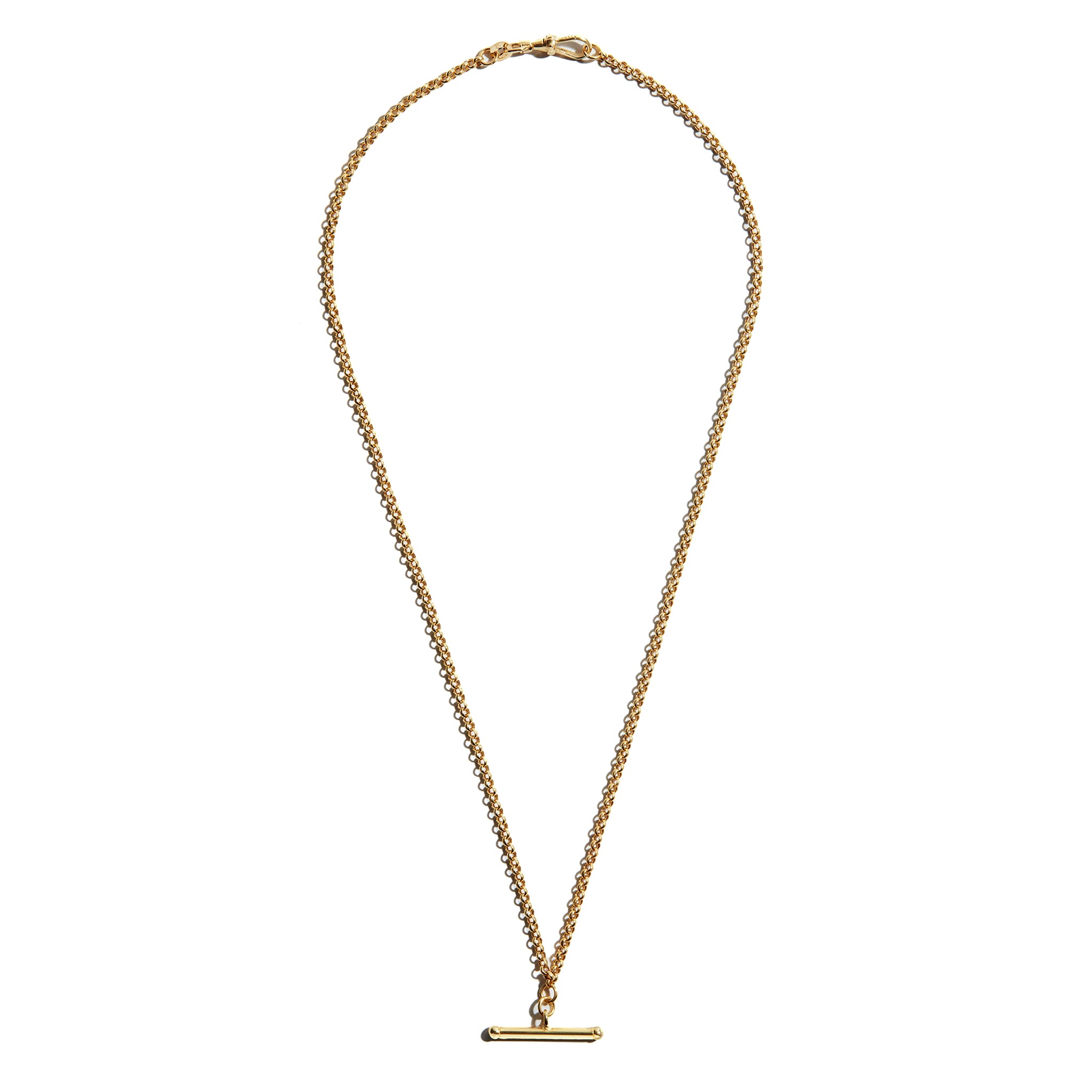 Personalised Heavy Long Link T Bar Necklace By Under the Rose |  notonthehighstreet.com
