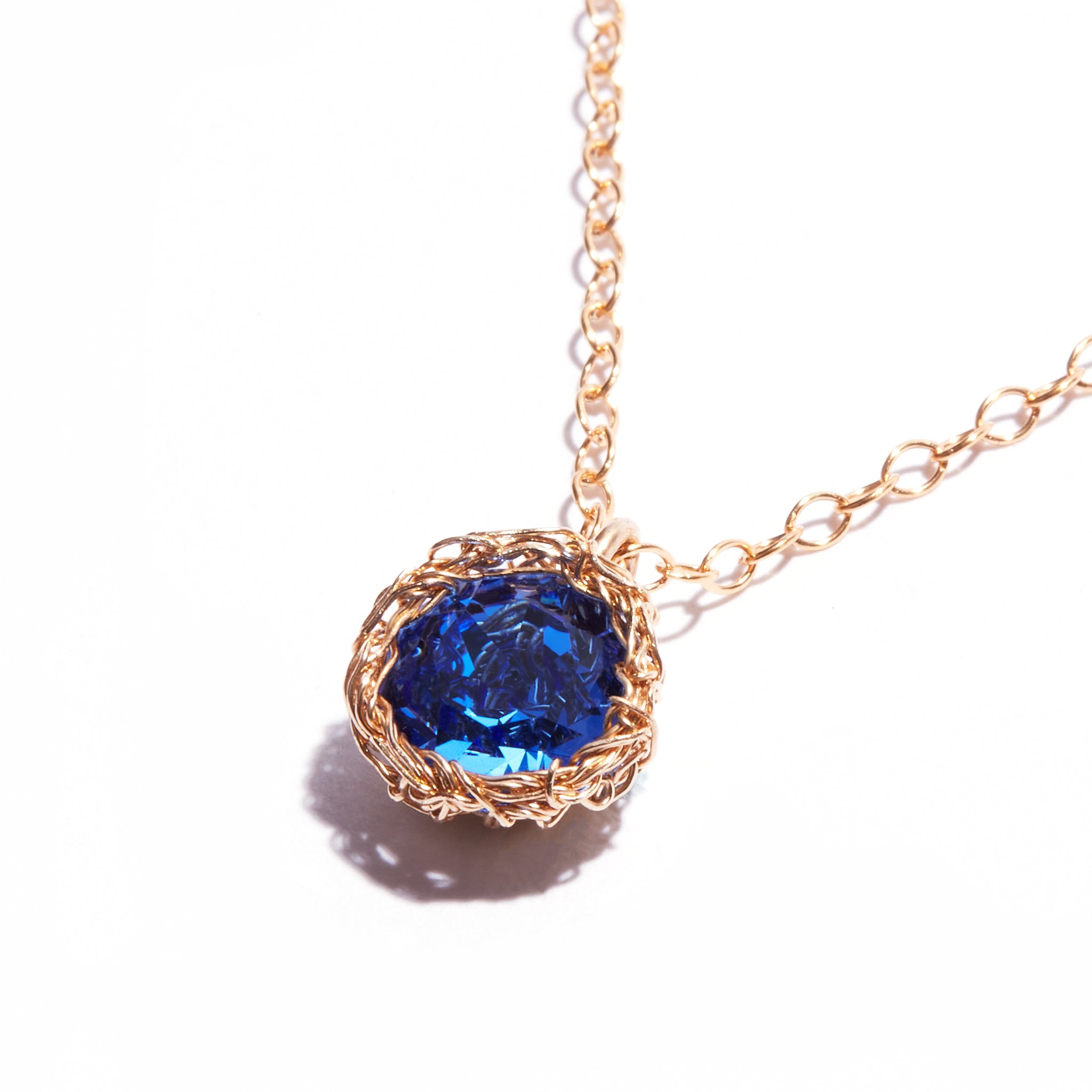 Sapphire birthstone necklace sales