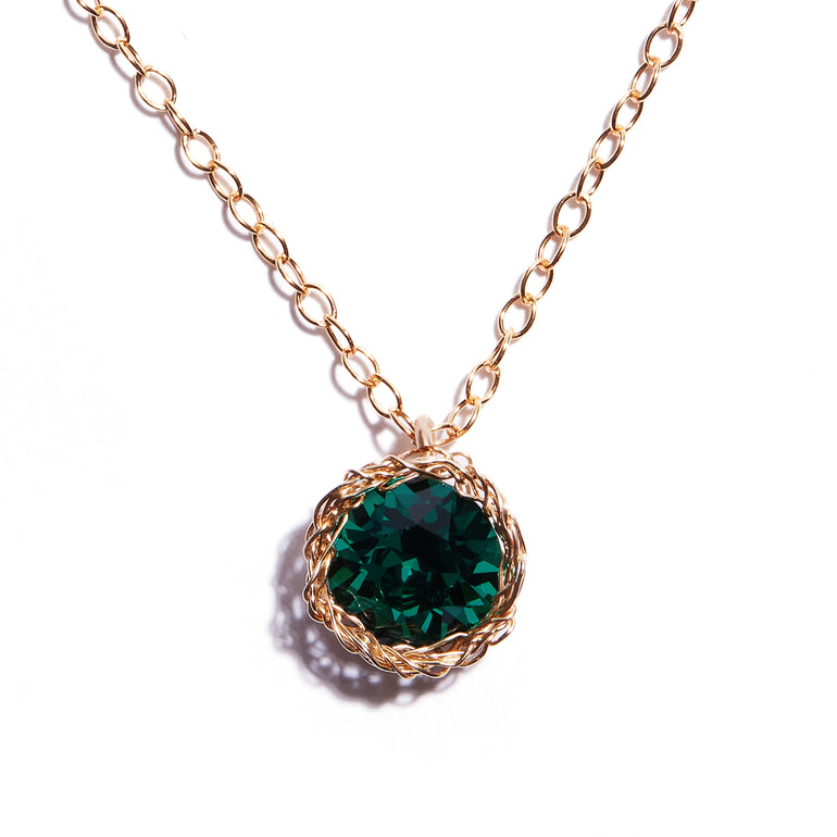 May Birthstone Emerald Birthstone Pendant Seoidin – Seoidín