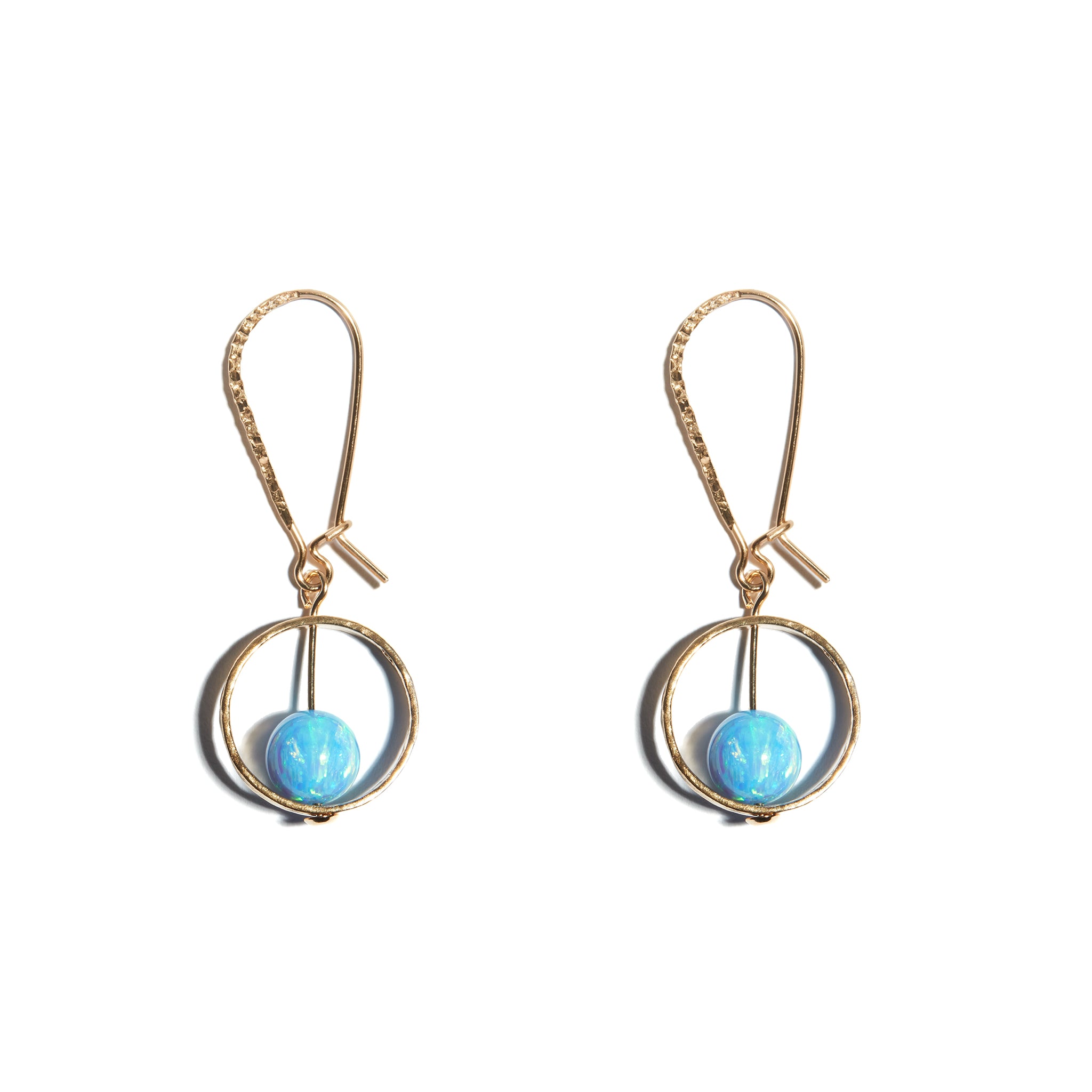 MERMAID TEARS. Blue Opal Earrings – REGALROSE