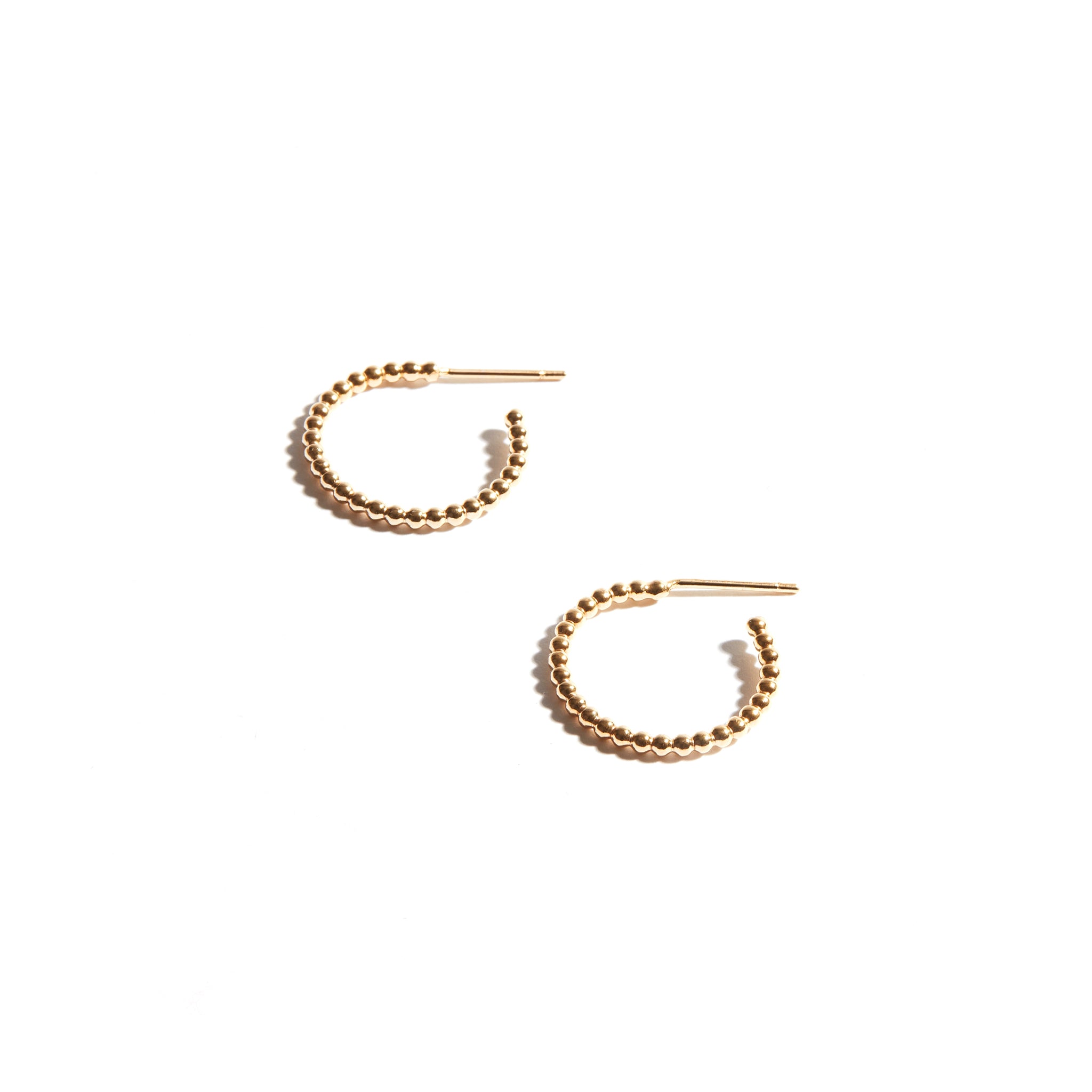 Medium Bubble Hoop Earrings – Seoidín Medium Bubble Hoop Earrings – Seoidín