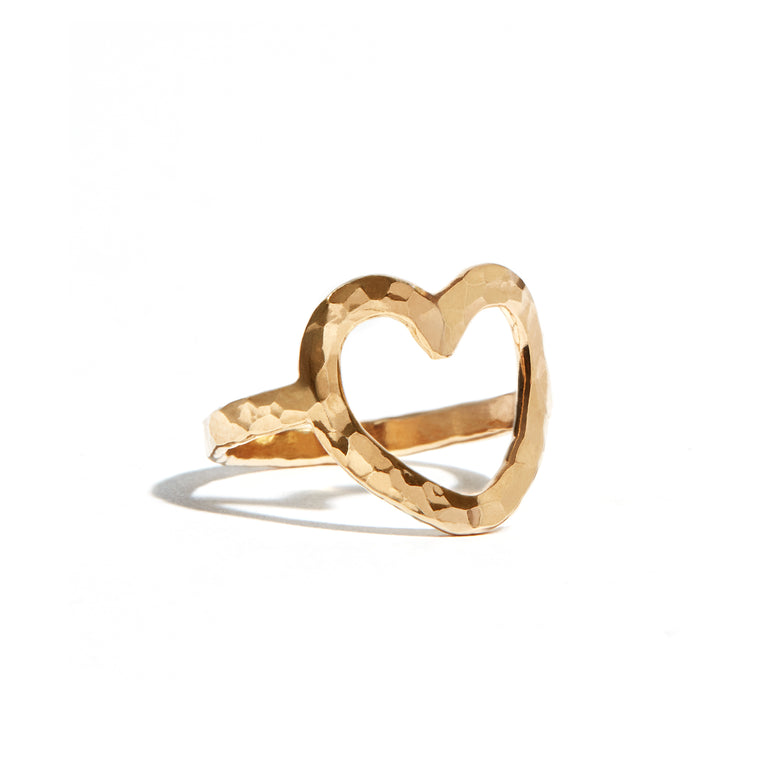 Open Heart Ring | Gold Rings | Seoidin Jewellery – Seoidín