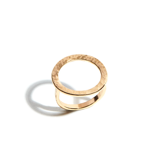 Gold on sale ring circle